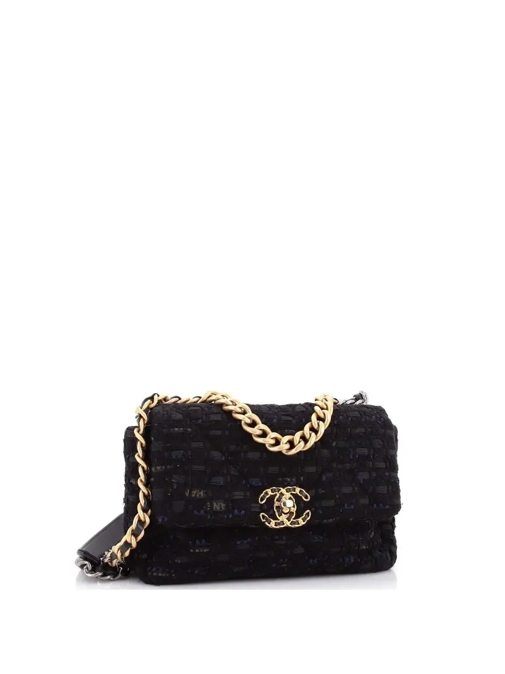 Chanel 19 Flap Bag Quilted Tweed And #277211C47B